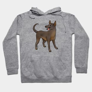 Dog - Xoloitzcuintli - Bald Brown Hoodie